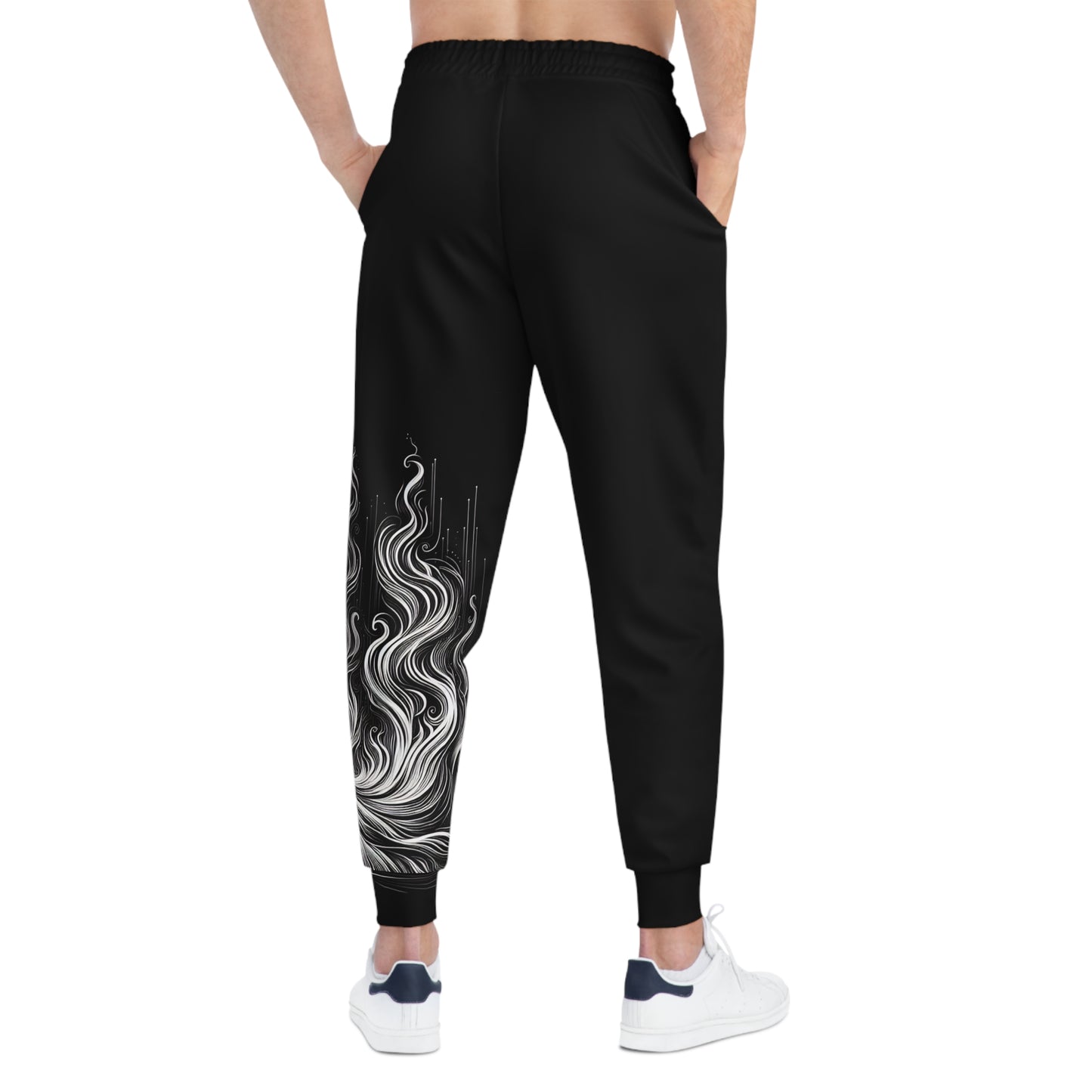 Hollow Wolf Fierce Flame Athletic Joggers