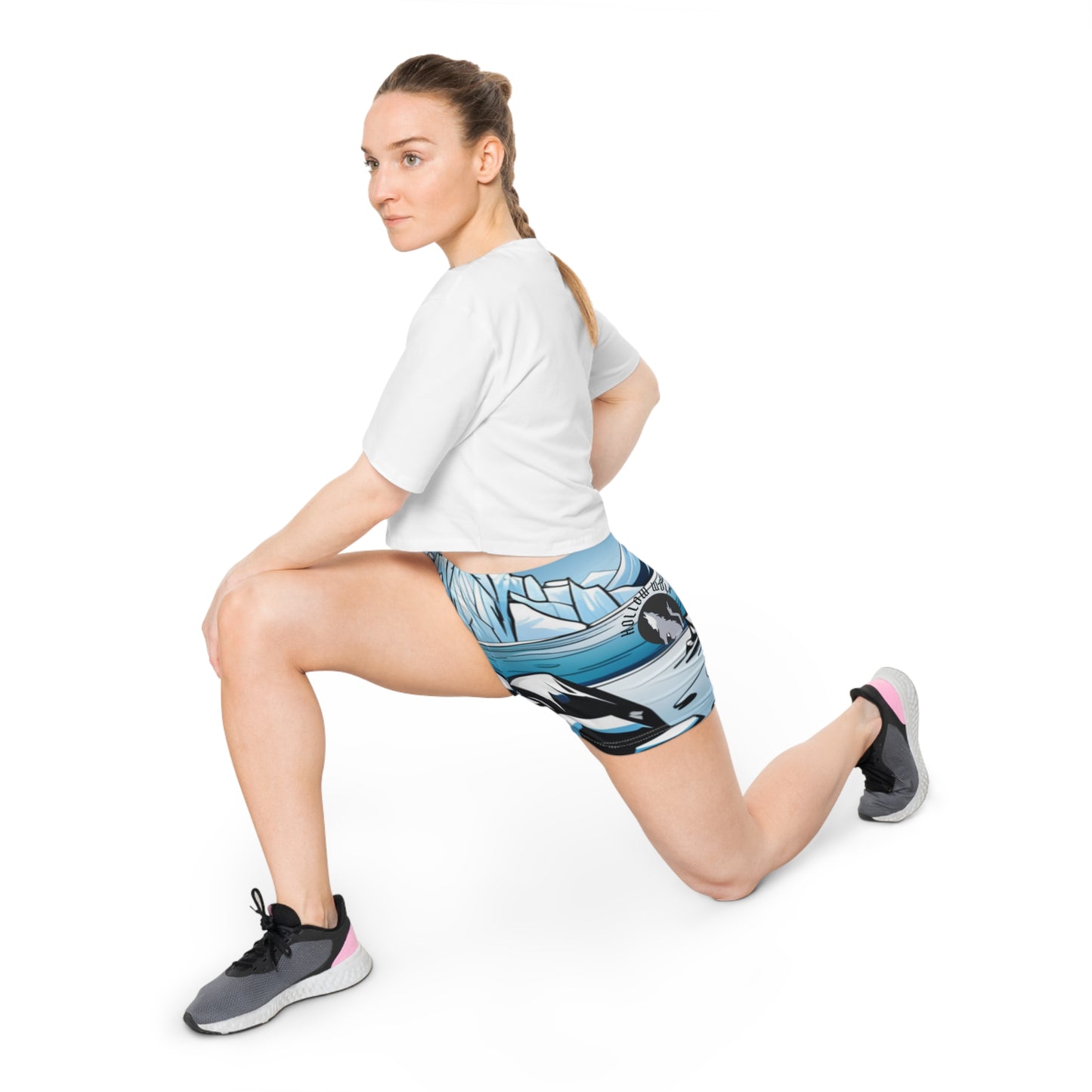 Hollow Wolf Women's Workout Shorts