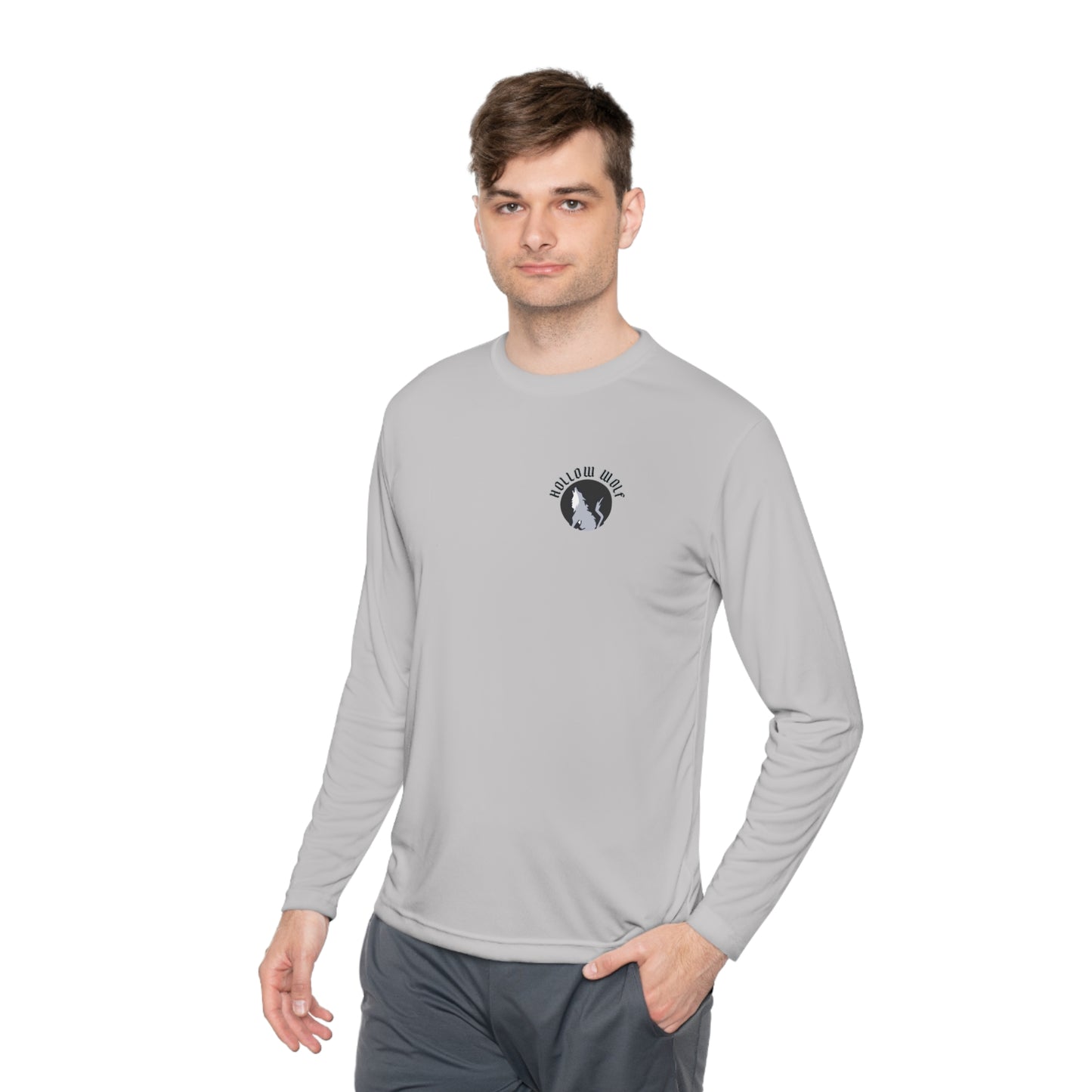 Unisex Hollow Wolf Lightweight Long Sleeve Tee