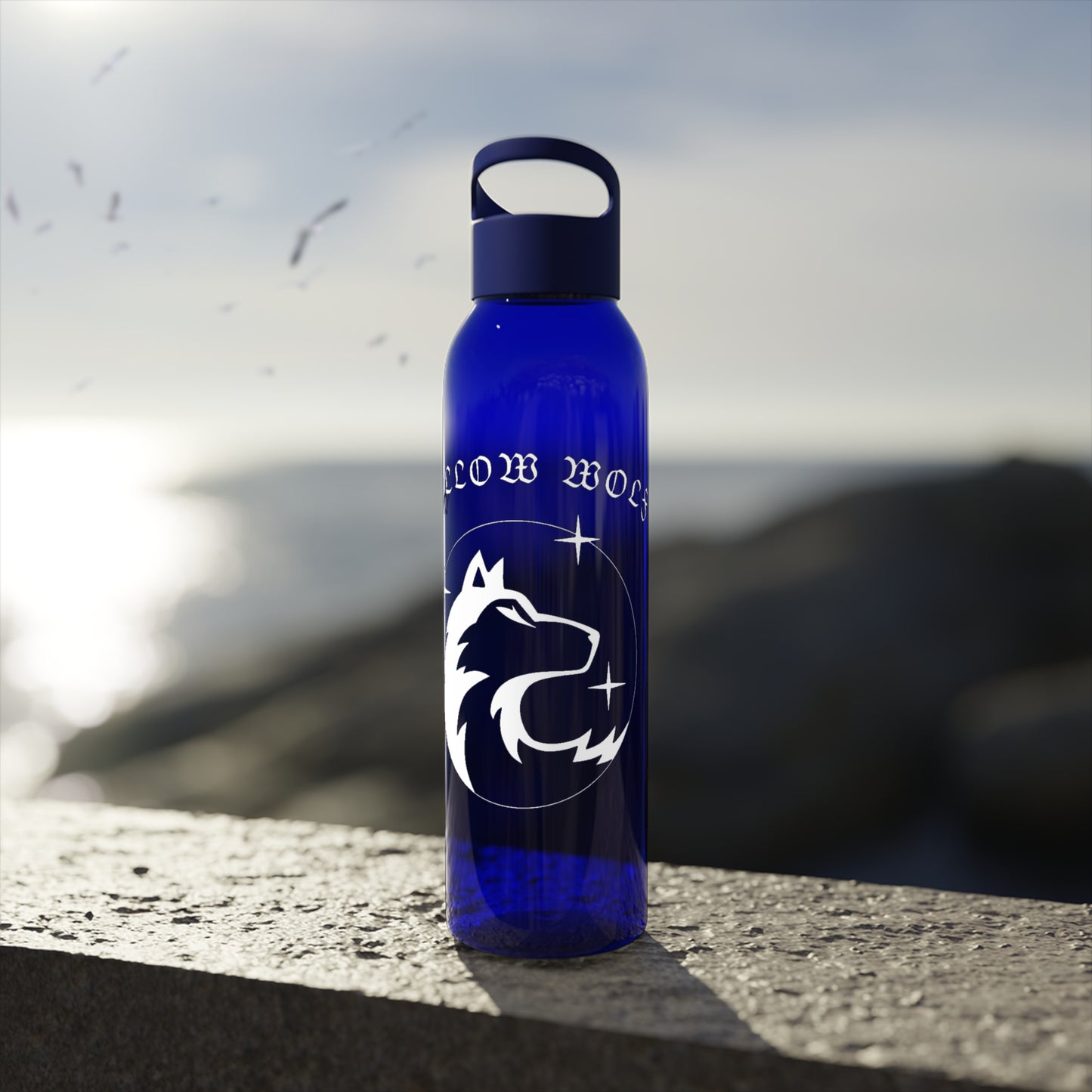 Hollow Wolf Sky Water Bottle