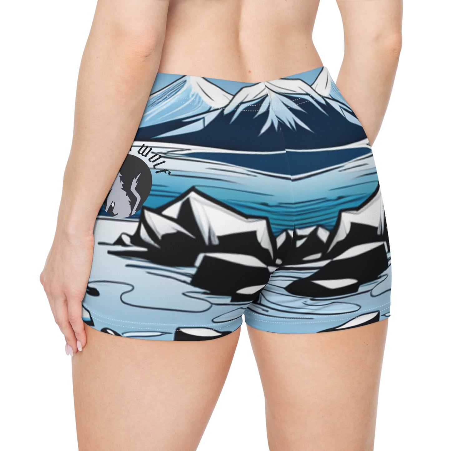 Hollow Wolf Women's Workout Shorts