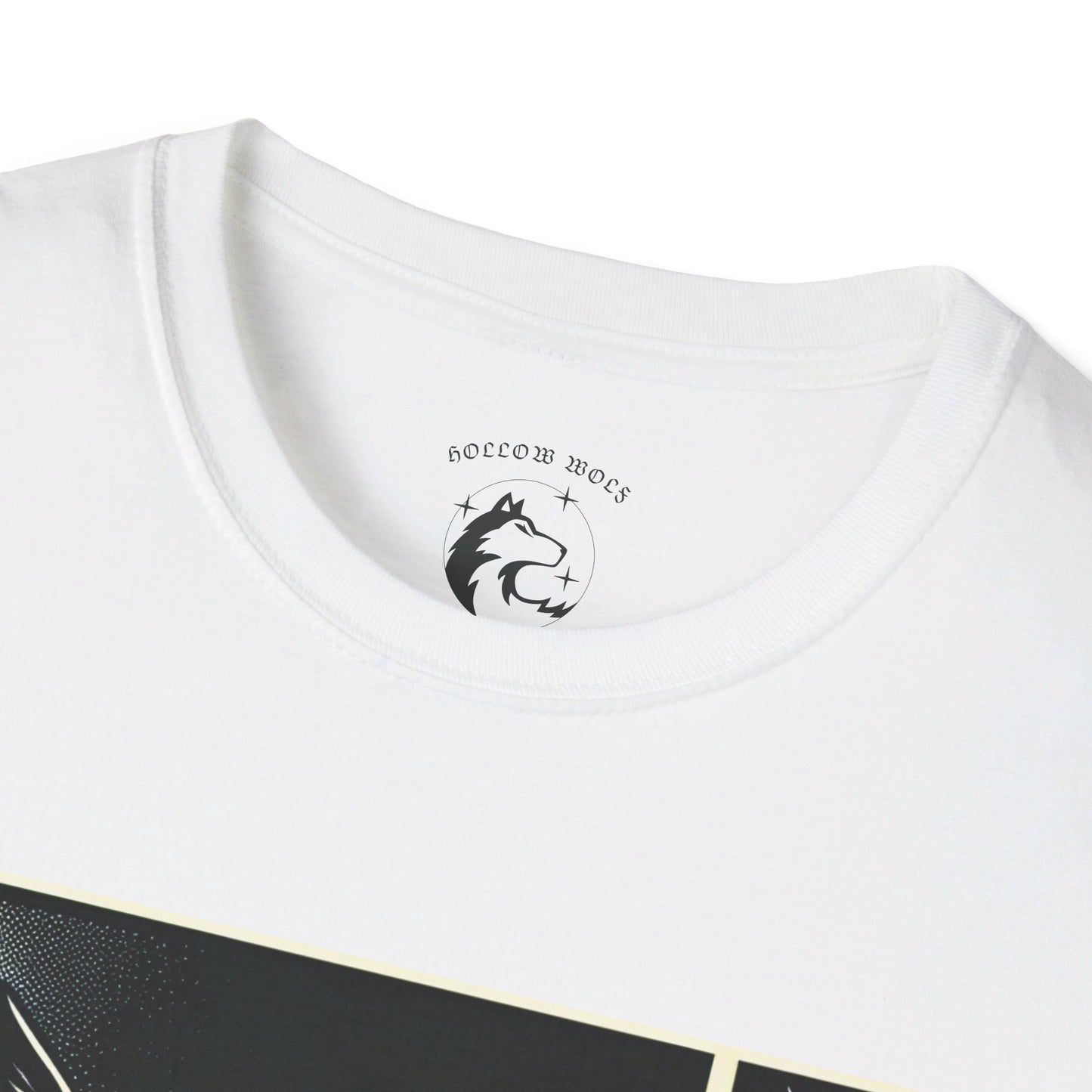 Wolf Print Unisex Softstyle T-Shirt