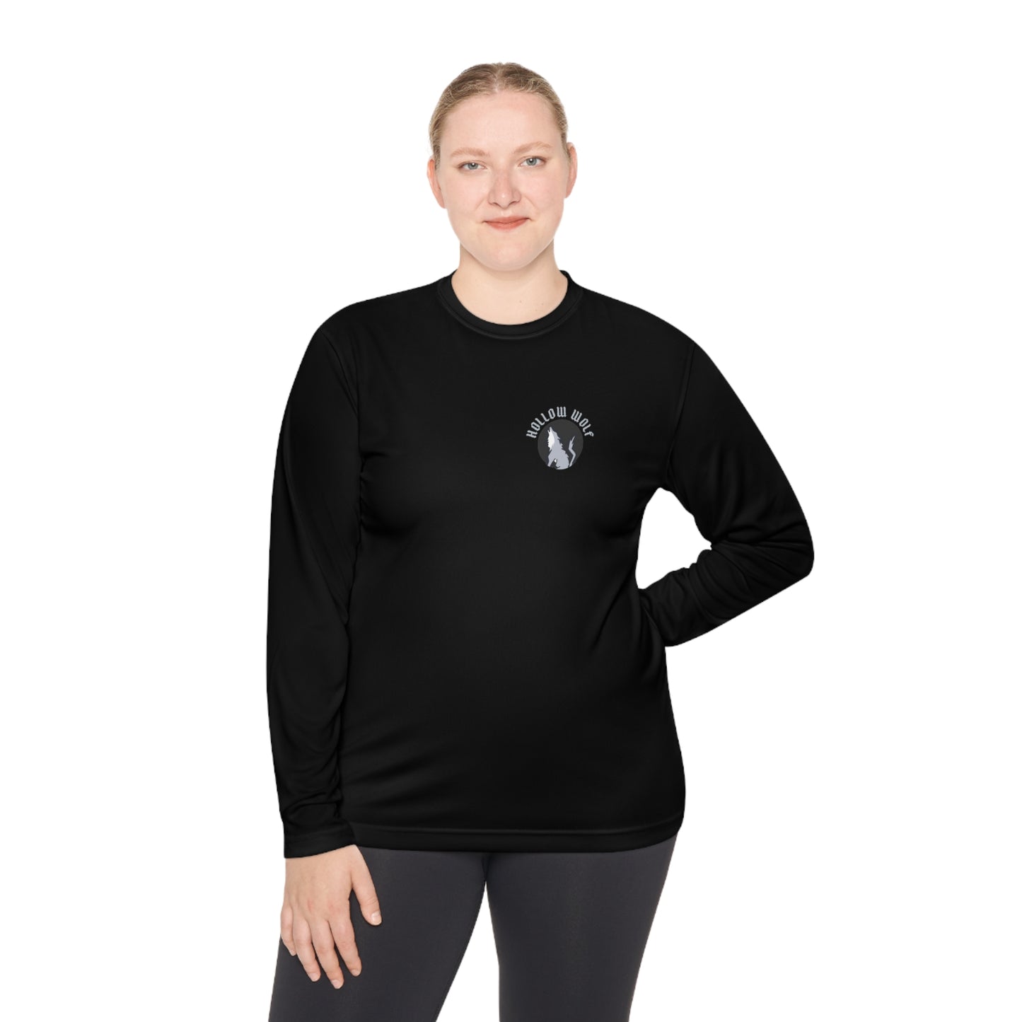 Unisex Hollow Wolf Lightweight Long Sleeve Tee