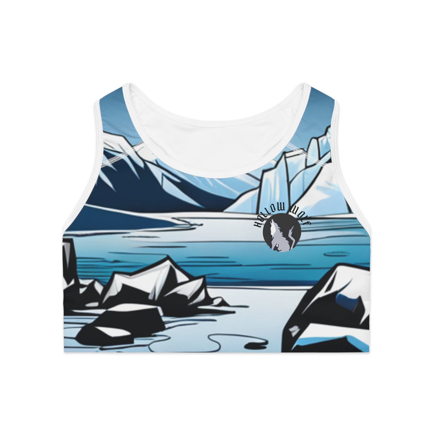 Hollow Wolf Women's Sports Bra