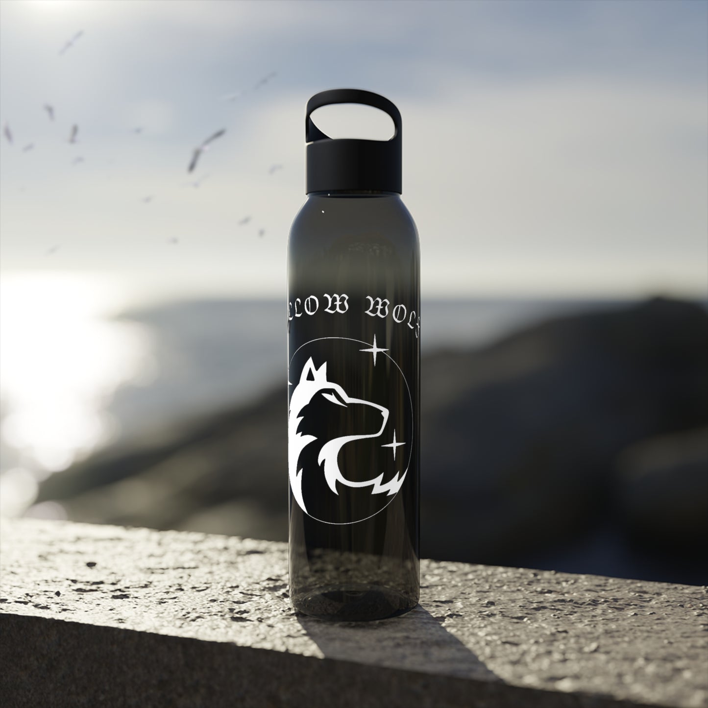 Hollow Wolf Sky Water Bottle
