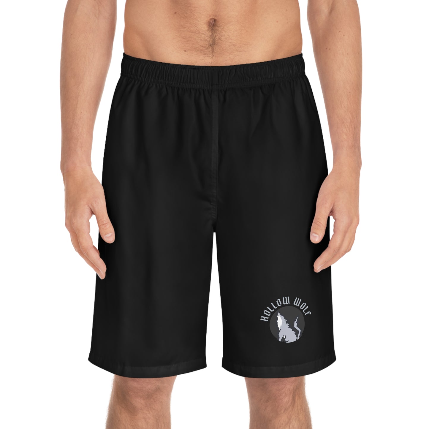 Hollow Wolf Men's Board Shorts (AOP)