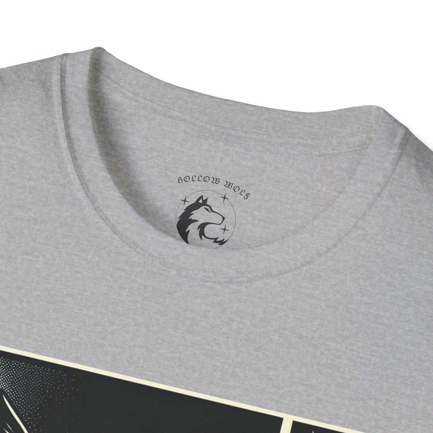 Wolf Print Unisex Softstyle T-Shirt