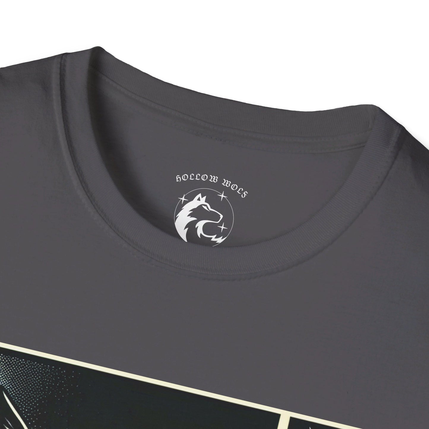 Wolf Print Unisex Softstyle T-Shirt