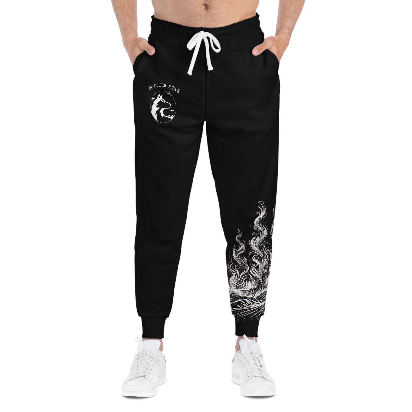 Hollow Wolf Fierce Flame Athletic Joggers