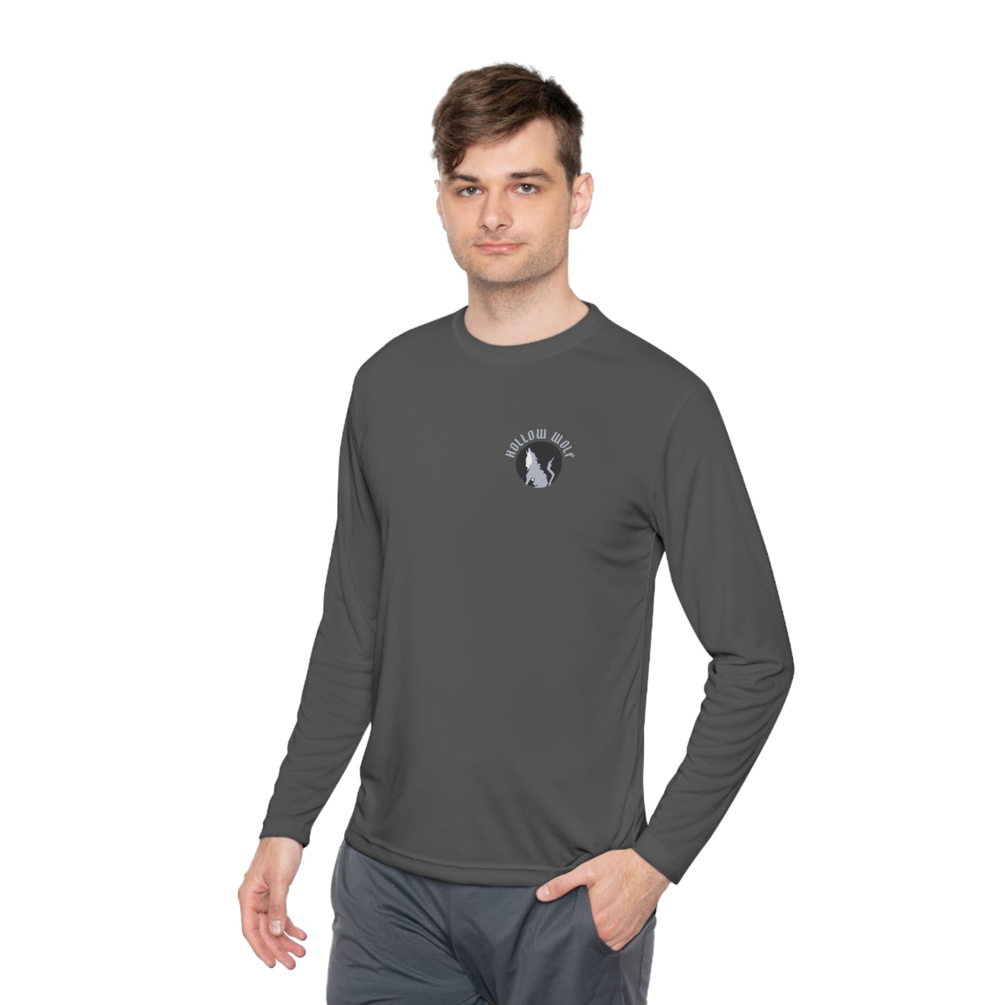 Unisex Hollow Wolf Lightweight Long Sleeve Tee