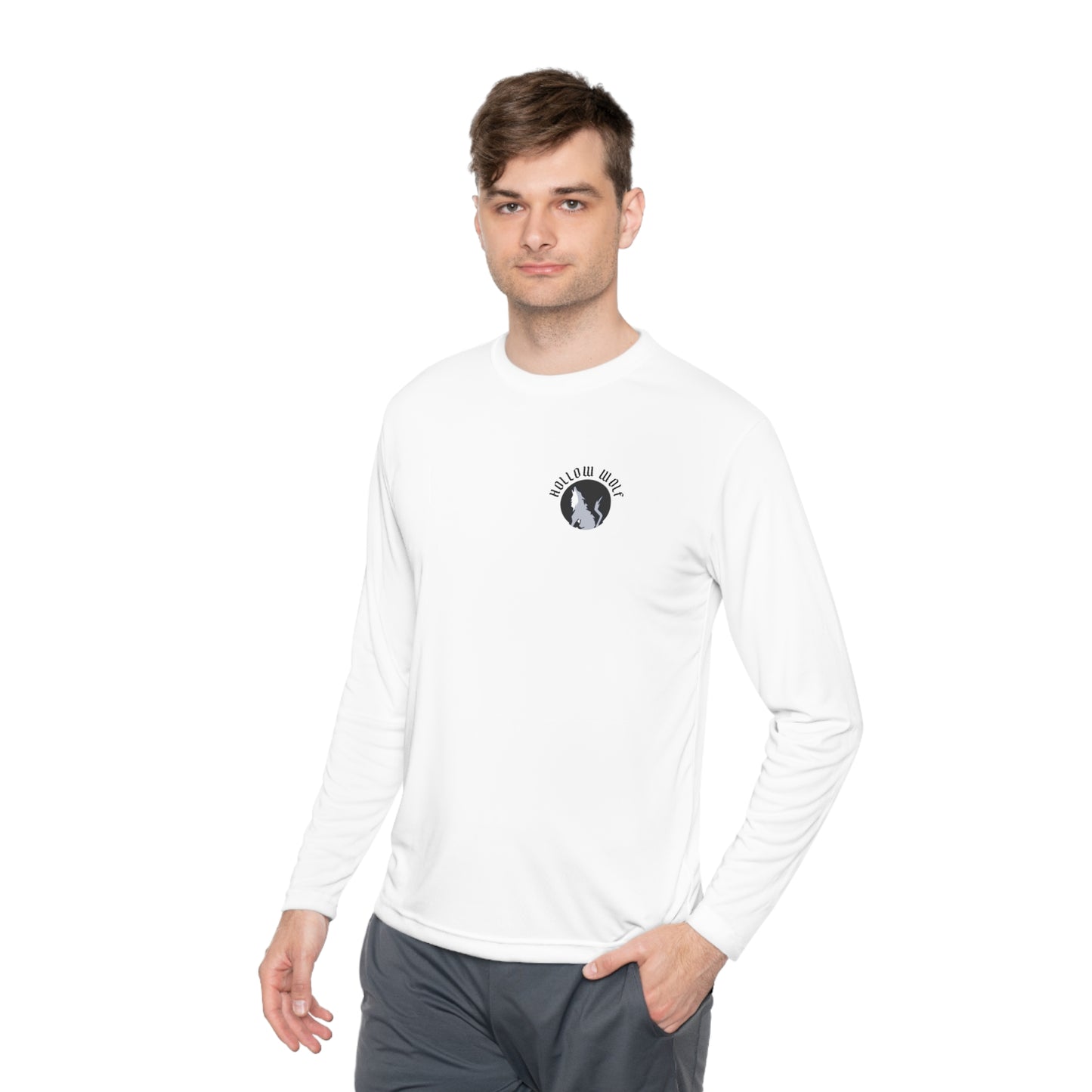 Unisex Hollow Wolf Lightweight Long Sleeve Tee